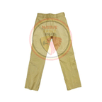 Native Men's Tan Buckskin Leather Beaded Pants Powwow Pant NLP348